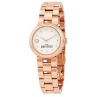 Marc Jacobs The Round Quartz White Dial Ladies Watch