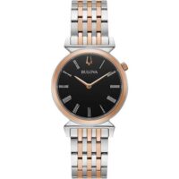 Bulova Classic Quartz Ladies Watch, Stainless Steel , Two-Tone (Model: 98L265)