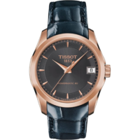 Tissot Womens Couturier 316L Stainless Steel case with Rose Gold