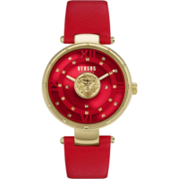 Versus Versace Womens Red 38 mm Moscova Watch 