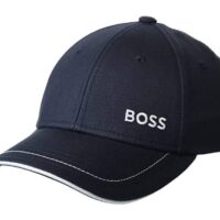 Hugo Boss 50245070 Men's Logo Twill Cap 1, Navy, One Size