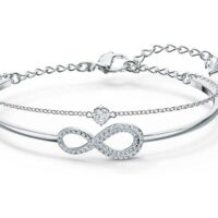 SWAROVSKI Infinity Crystal Jewelry Collections, Rhodium & Rose Gold Tone Finish
